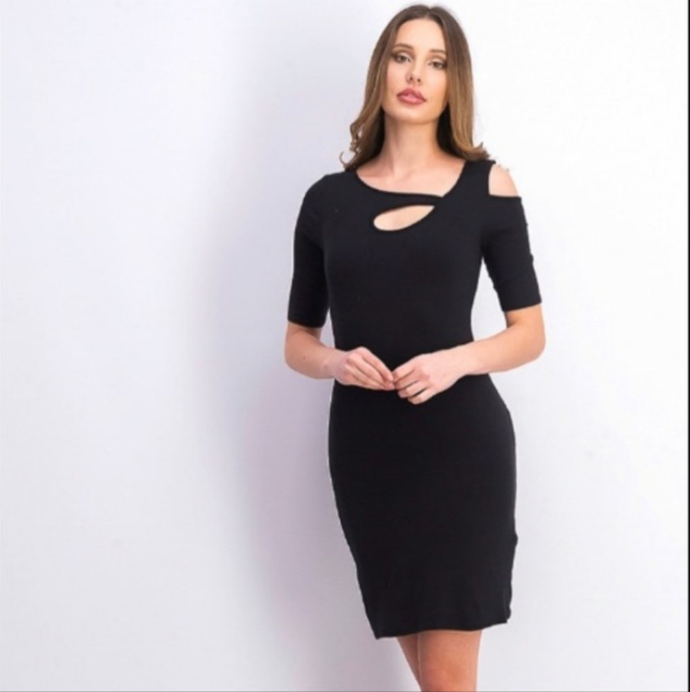 GOLDRAY Xandra Ribbed Knit Dress